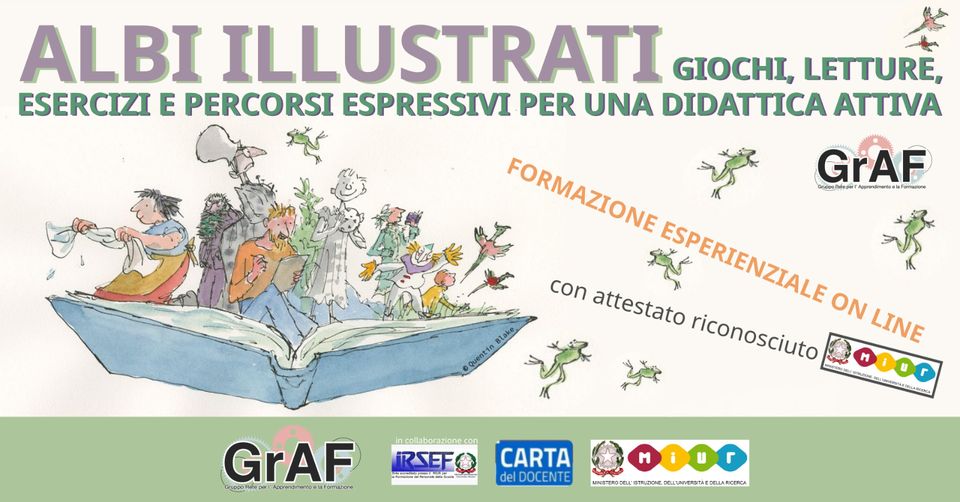 Aperte le iscrizioni al corso online “Albi illustrati” a cura di GRAF di Roma e riconosciuto dal Miur