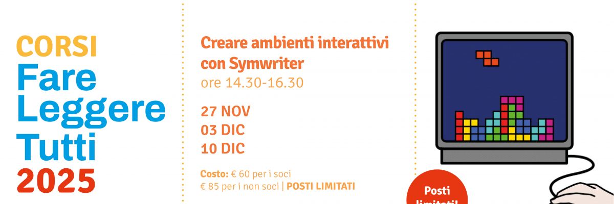Gli ambienti interattivi da Symwriter alla didattica. Online le formazioni di Fare Leggere Tutti