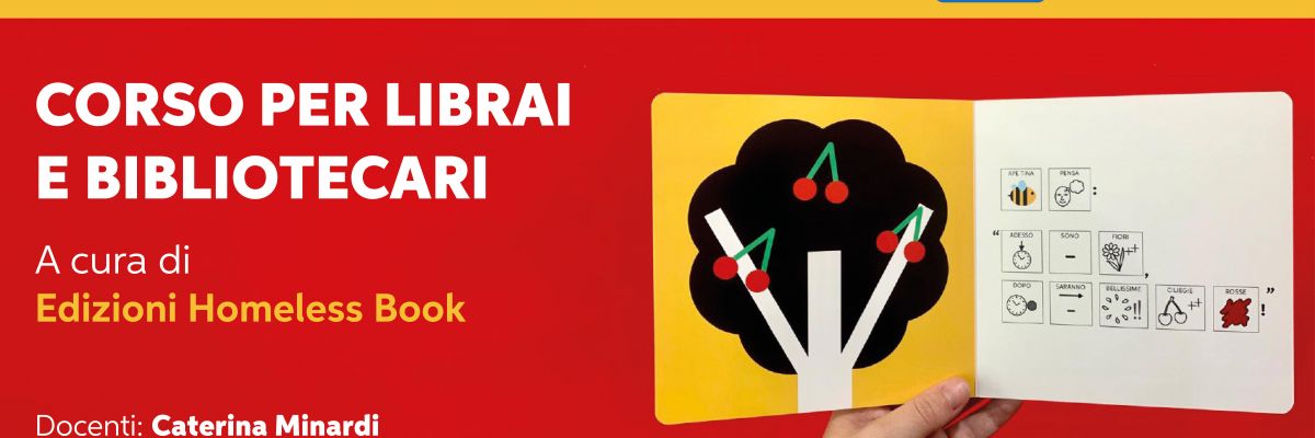 Fare leggere tutti con i libri nei simboli della CAA. Il 2 luglio la formazione gratuita di Edizioni Homeless Book
