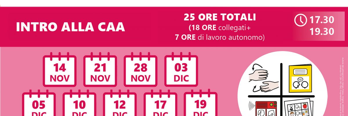Intro alla CAA: da novembre a dicembre il corso accreditato di FARE LEGGERE TUTTI Aps
