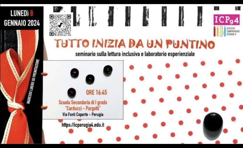 Tutto inizia da un puntino! A Perugia un seminario sulla lettura inclusiva